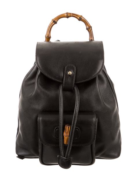 backpack gucci black|black Gucci backpack vintage.